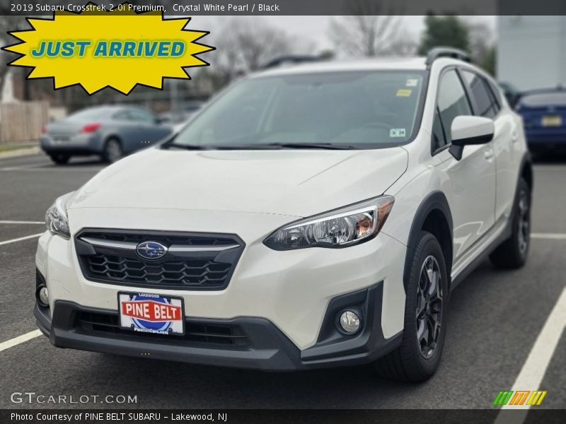 Crystal White Pearl / Black 2019 Subaru Crosstrek 2.0i Premium