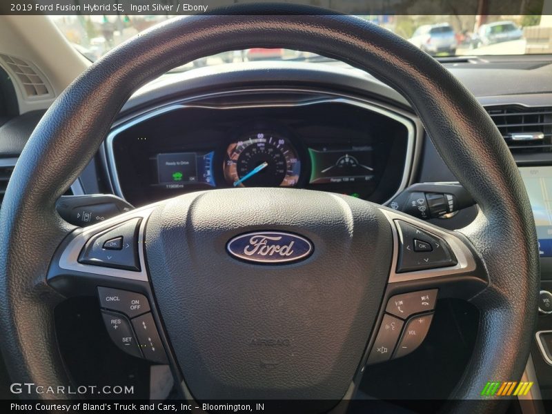 Ingot Silver / Ebony 2019 Ford Fusion Hybrid SE