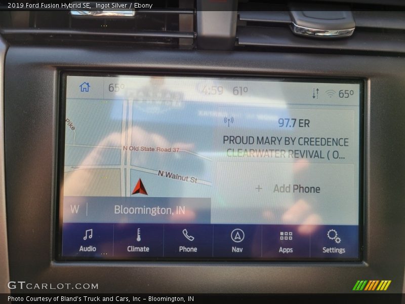 Ingot Silver / Ebony 2019 Ford Fusion Hybrid SE