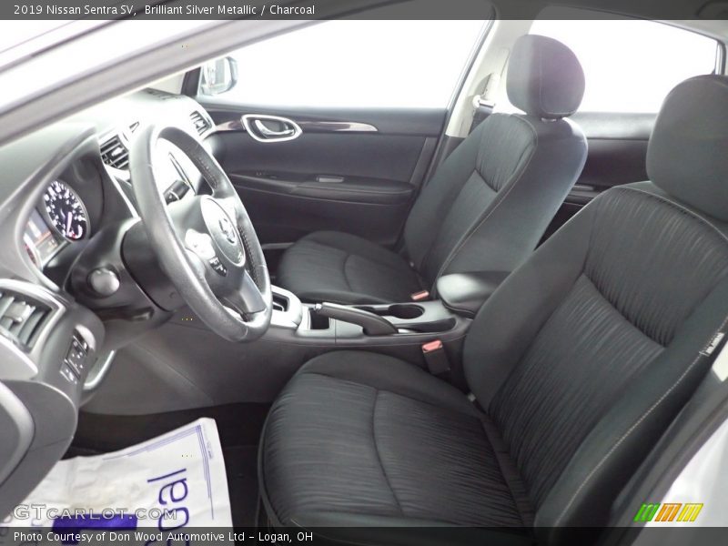 Brilliant Silver Metallic / Charcoal 2019 Nissan Sentra SV