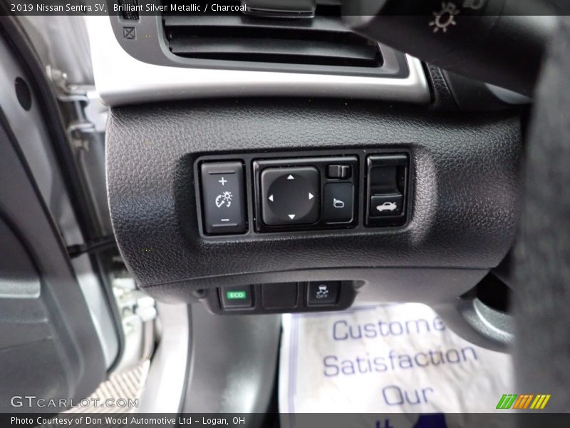 Brilliant Silver Metallic / Charcoal 2019 Nissan Sentra SV