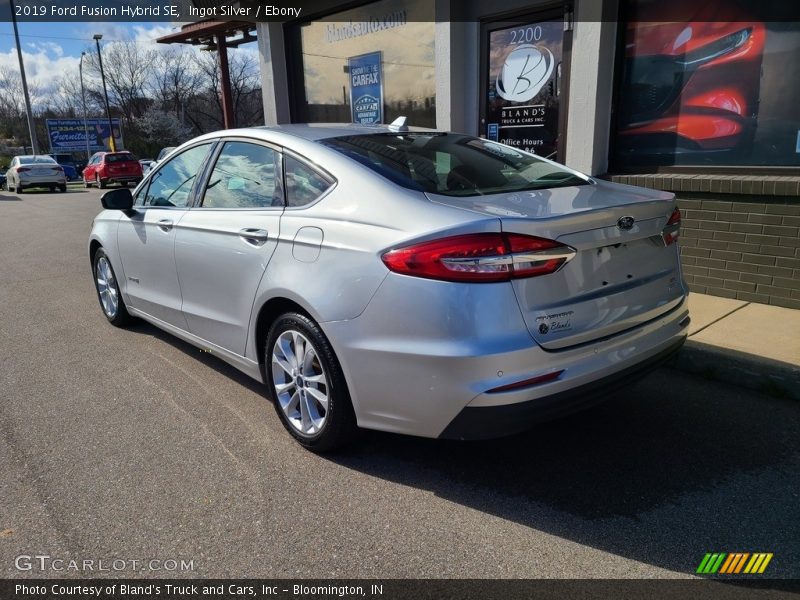 Ingot Silver / Ebony 2019 Ford Fusion Hybrid SE
