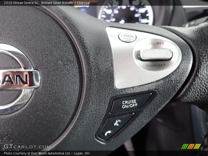 Brilliant Silver Metallic / Charcoal 2019 Nissan Sentra SV
