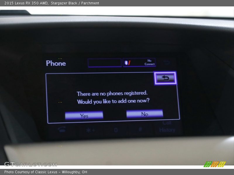 Stargazer Black / Parchment 2015 Lexus RX 350 AWD