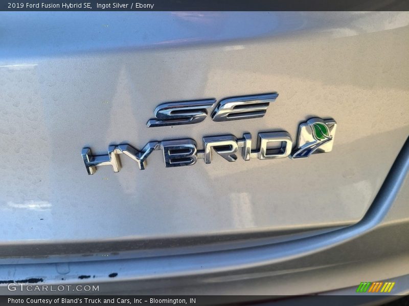 Ingot Silver / Ebony 2019 Ford Fusion Hybrid SE