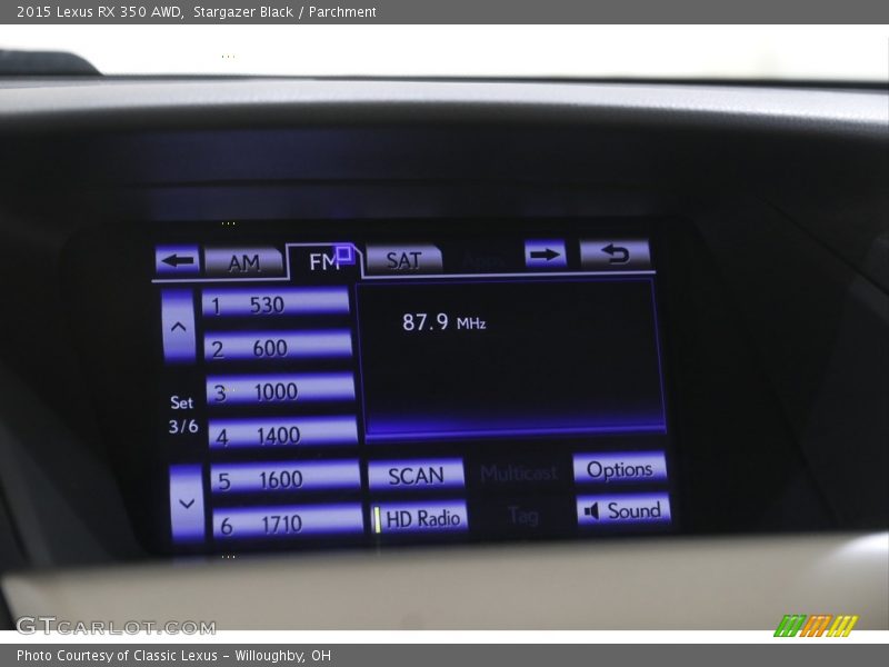 Stargazer Black / Parchment 2015 Lexus RX 350 AWD