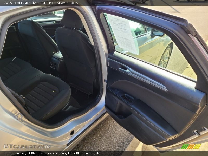 Ingot Silver / Ebony 2019 Ford Fusion Hybrid SE