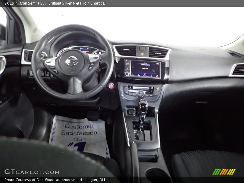Brilliant Silver Metallic / Charcoal 2019 Nissan Sentra SV