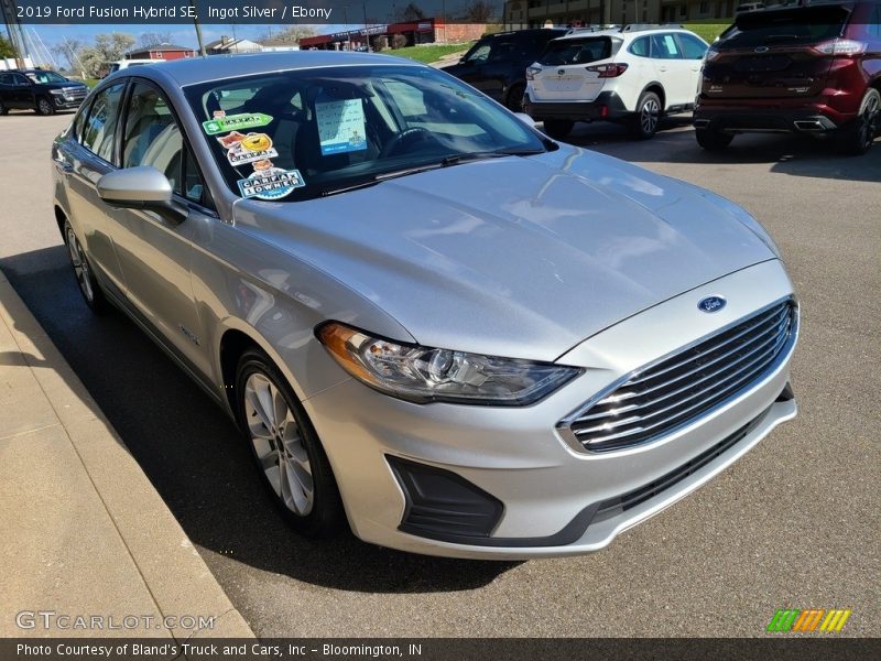 Ingot Silver / Ebony 2019 Ford Fusion Hybrid SE