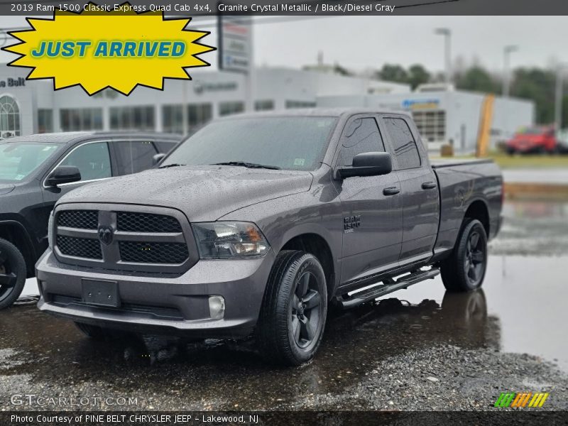 Granite Crystal Metallic / Black/Diesel Gray 2019 Ram 1500 Classic Express Quad Cab 4x4