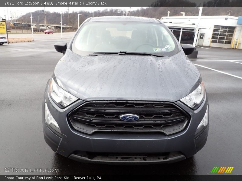 Smoke Metallic / Ebony Black 2021 Ford EcoSport S 4WD