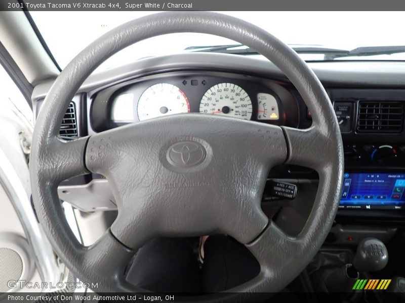 Super White / Charcoal 2001 Toyota Tacoma V6 Xtracab 4x4