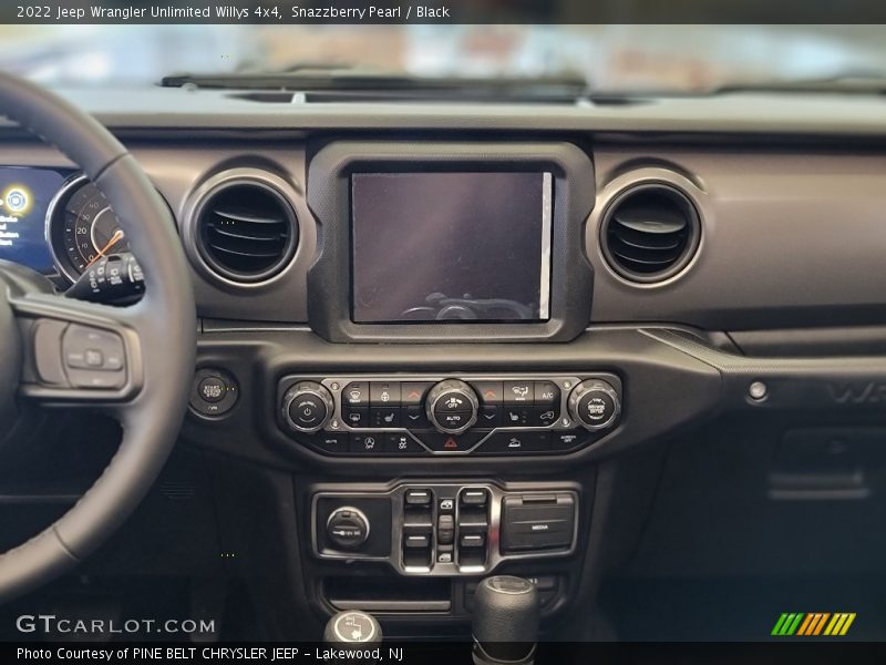 Dashboard of 2022 Wrangler Unlimited Willys 4x4