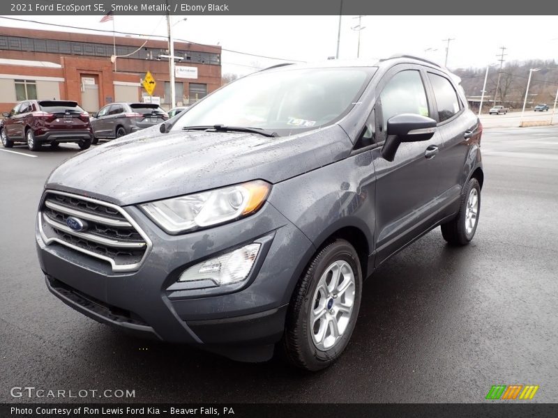 Smoke Metallic / Ebony Black 2021 Ford EcoSport SE