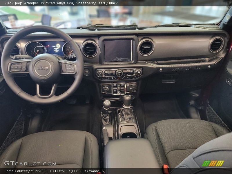 Dashboard of 2022 Wrangler Unlimited Willys 4x4