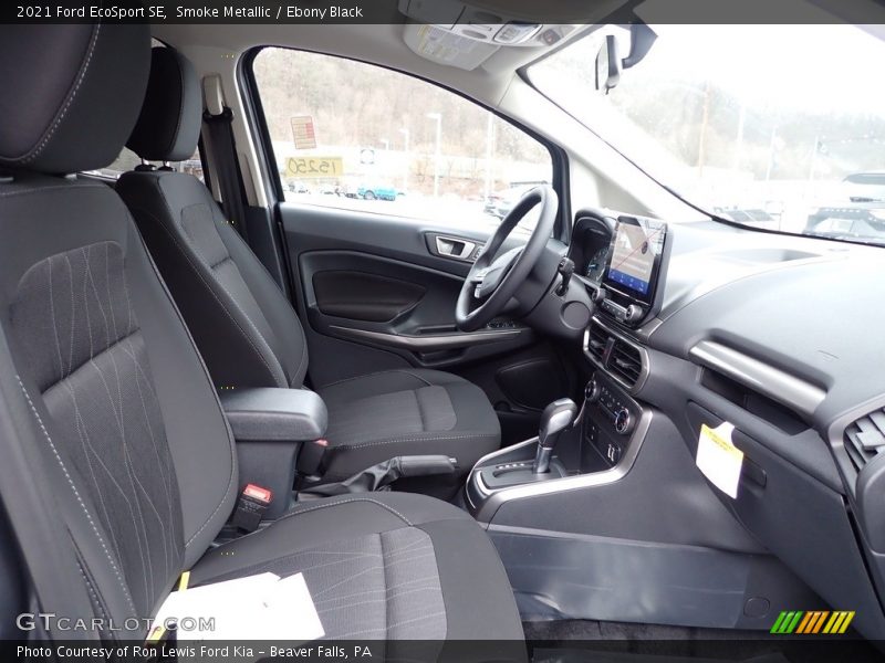 Smoke Metallic / Ebony Black 2021 Ford EcoSport SE