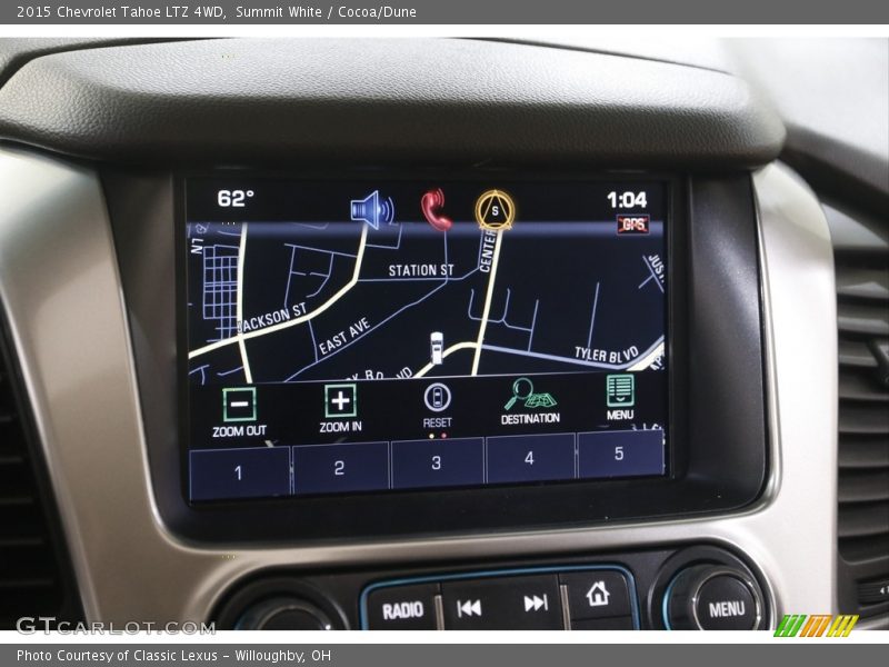 Summit White / Cocoa/Dune 2015 Chevrolet Tahoe LTZ 4WD