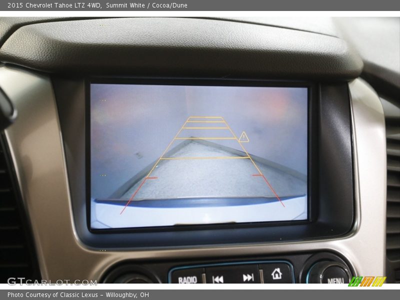 Summit White / Cocoa/Dune 2015 Chevrolet Tahoe LTZ 4WD