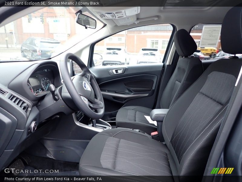Smoke Metallic / Ebony Black 2021 Ford EcoSport SE