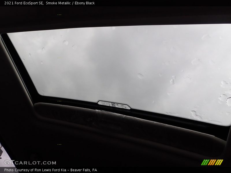 Smoke Metallic / Ebony Black 2021 Ford EcoSport SE