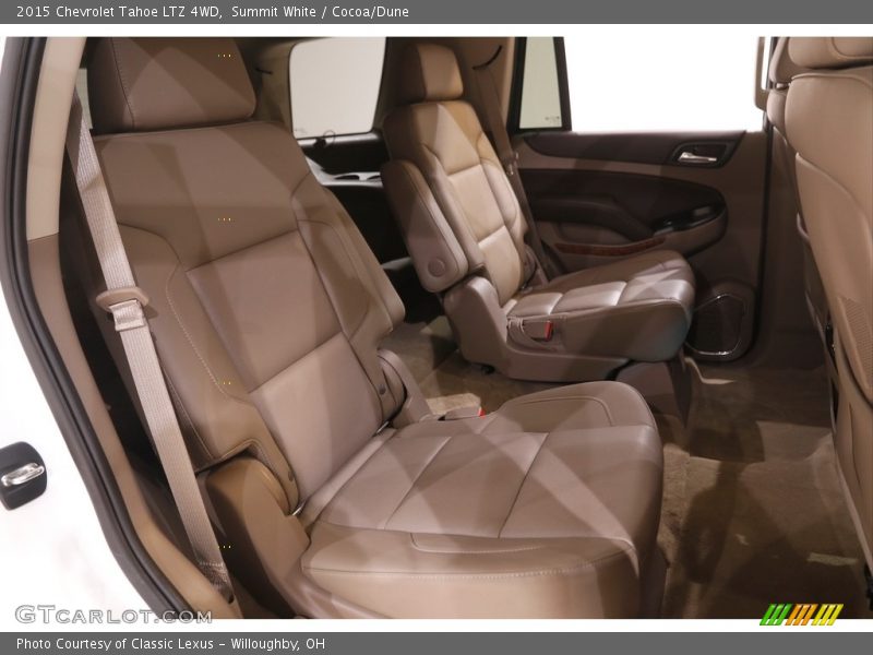 Summit White / Cocoa/Dune 2015 Chevrolet Tahoe LTZ 4WD