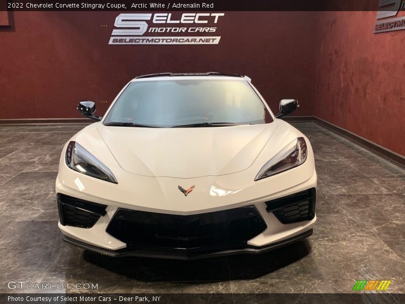 Arctic White / Adrenalin Red 2022 Chevrolet Corvette Stingray Coupe