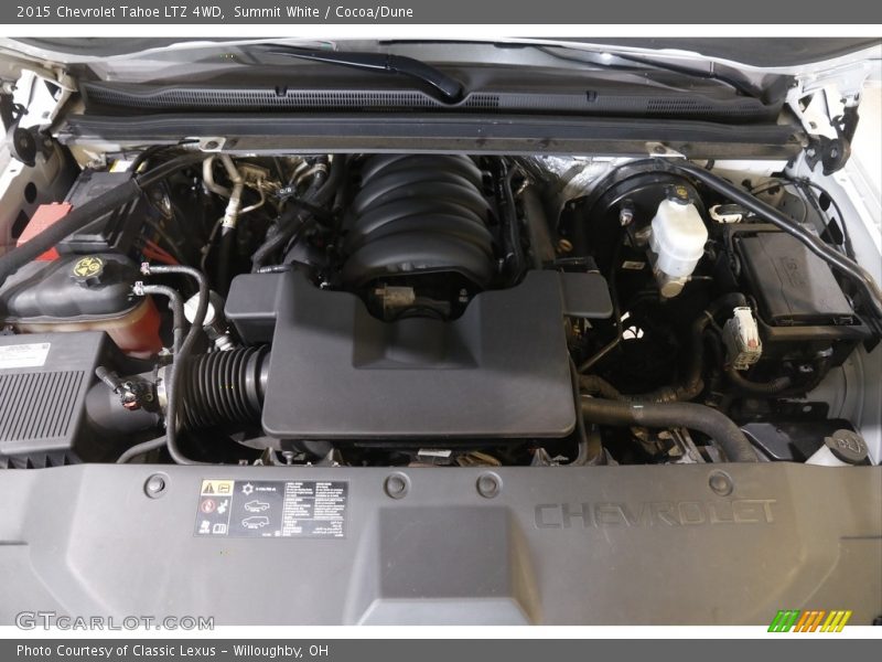 Summit White / Cocoa/Dune 2015 Chevrolet Tahoe LTZ 4WD