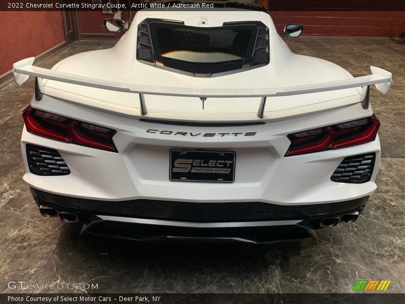 Arctic White / Adrenalin Red 2022 Chevrolet Corvette Stingray Coupe