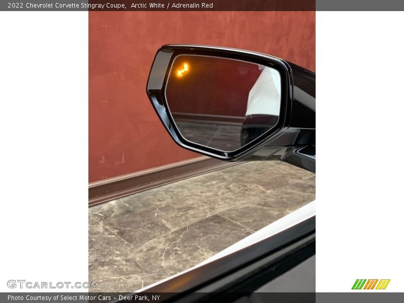 Arctic White / Adrenalin Red 2022 Chevrolet Corvette Stingray Coupe