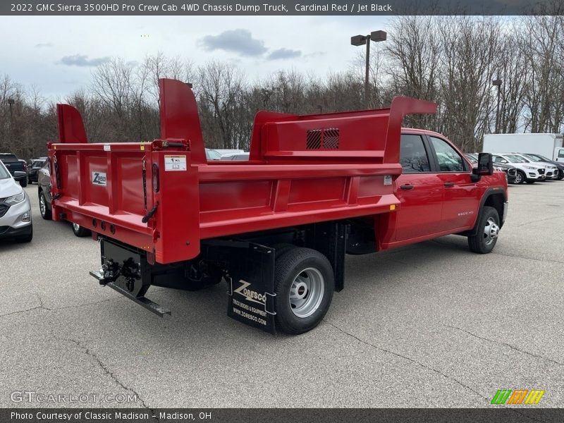 Cardinal Red / Jet Black 2022 GMC Sierra 3500HD Pro Crew Cab 4WD Chassis Dump Truck
