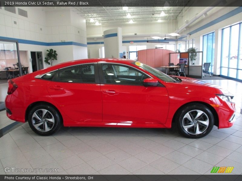 Rallye Red / Black 2019 Honda Civic LX Sedan