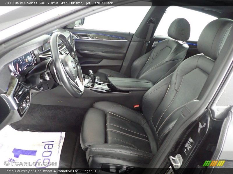 Jet Black / Black 2018 BMW 6 Series 640i xDrive Gran Turismo