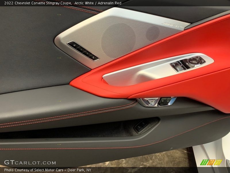 Arctic White / Adrenalin Red 2022 Chevrolet Corvette Stingray Coupe