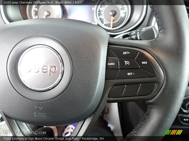 Bright White / Black 2020 Jeep Cherokee Trailhawk 4x4