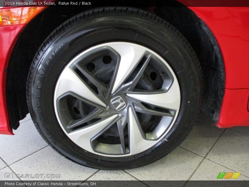 Rallye Red / Black 2019 Honda Civic LX Sedan