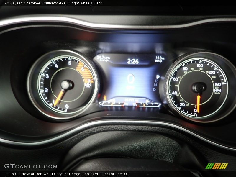 Bright White / Black 2020 Jeep Cherokee Trailhawk 4x4