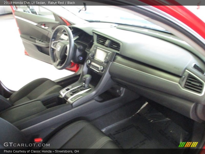 Rallye Red / Black 2019 Honda Civic LX Sedan