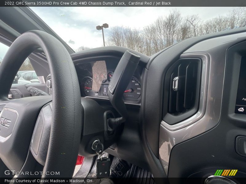  2022 Sierra 3500HD Pro Crew Cab 4WD Chassis Dump Truck 6 Speed Automatic Shifter