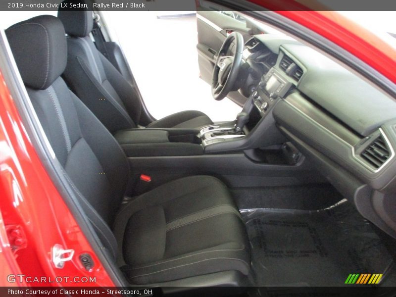 Rallye Red / Black 2019 Honda Civic LX Sedan