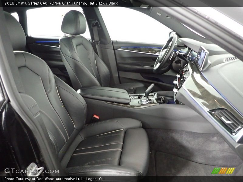 Jet Black / Black 2018 BMW 6 Series 640i xDrive Gran Turismo