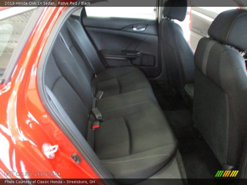 Rallye Red / Black 2019 Honda Civic LX Sedan