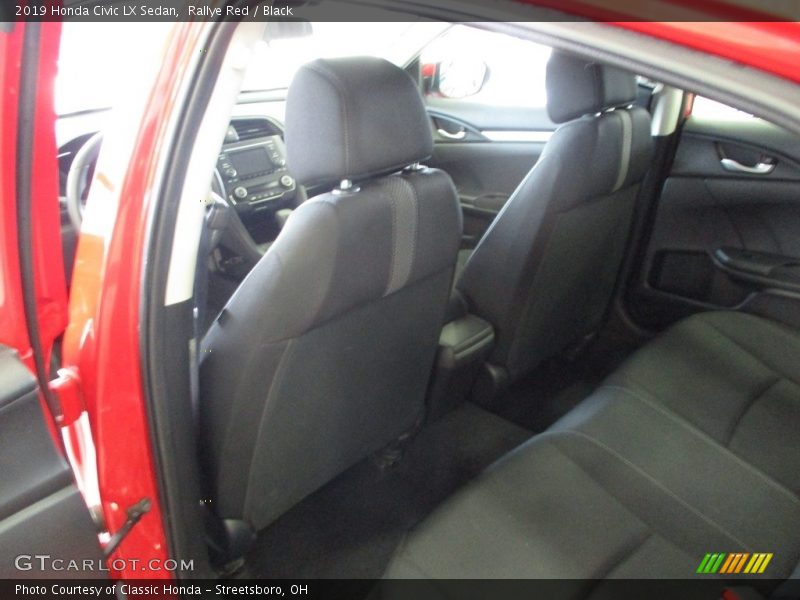 Rallye Red / Black 2019 Honda Civic LX Sedan