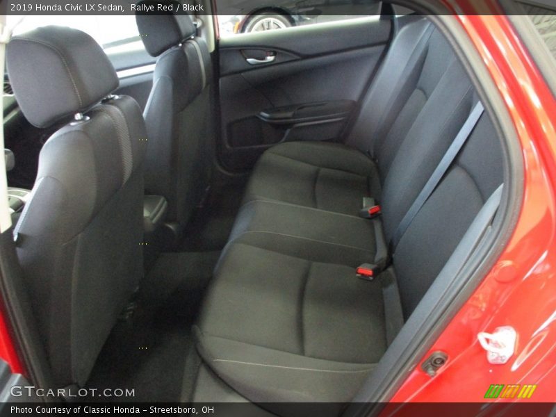 Rallye Red / Black 2019 Honda Civic LX Sedan