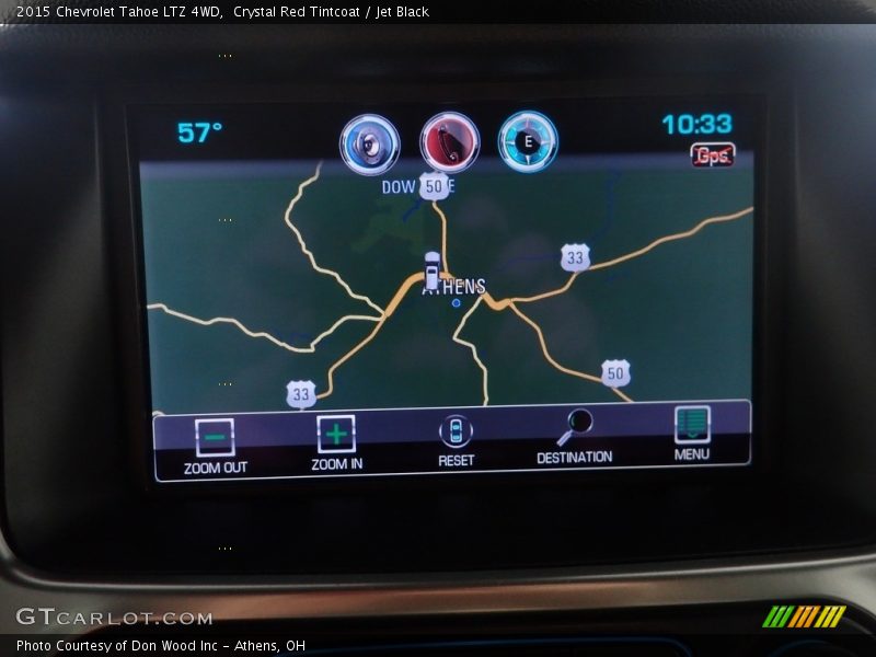 Crystal Red Tintcoat / Jet Black 2015 Chevrolet Tahoe LTZ 4WD
