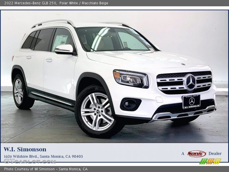 Polar White / Macchiato Beige 2022 Mercedes-Benz GLB 250