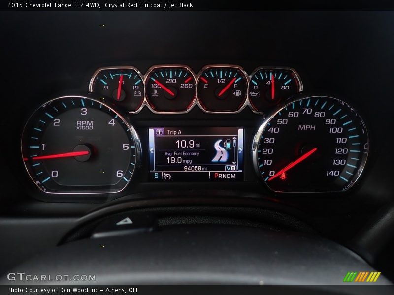 Crystal Red Tintcoat / Jet Black 2015 Chevrolet Tahoe LTZ 4WD