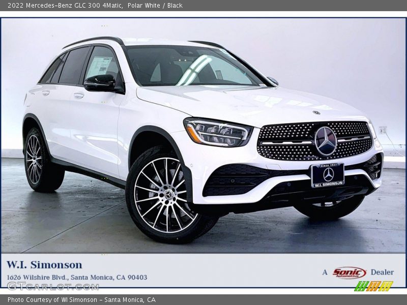 Polar White / Black 2022 Mercedes-Benz GLC 300 4Matic