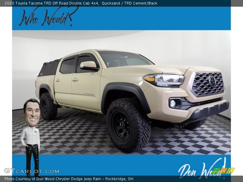 Quicksand / TRD Cement/Black 2020 Toyota Tacoma TRD Off Road Double Cab 4x4
