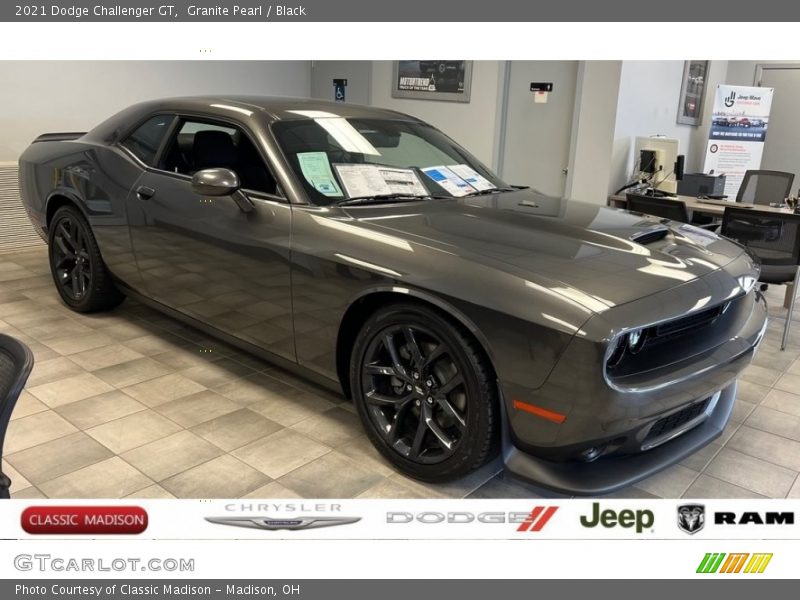 Granite Pearl / Black 2021 Dodge Challenger GT