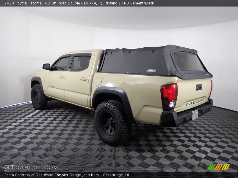 Quicksand / TRD Cement/Black 2020 Toyota Tacoma TRD Off Road Double Cab 4x4